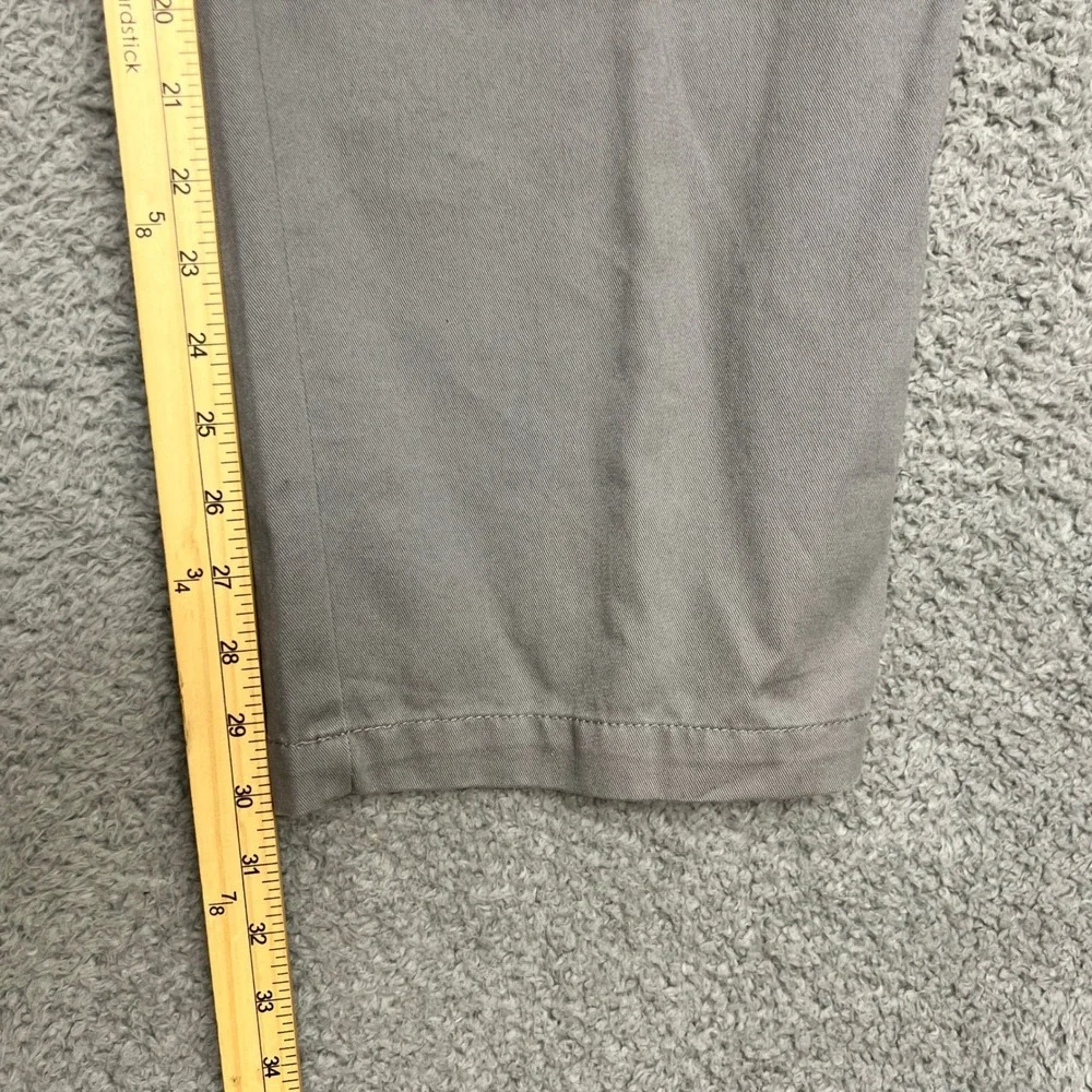 Dockers Saturday Khaki Mens 38x30 Grey New D3 Classic Fit No Wrinkle Chino Pants